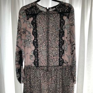 BCBG Floral shift dress